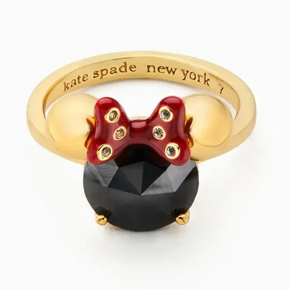 NEW Disney X Kate Spade New York Minnie Ring
